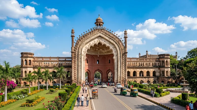 Historic Rumi Darwaza Monument Lucknow